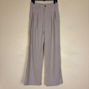 DAZY Womens Chic Wide Leg Trouser Pants Size XL Tan Office Business Professional